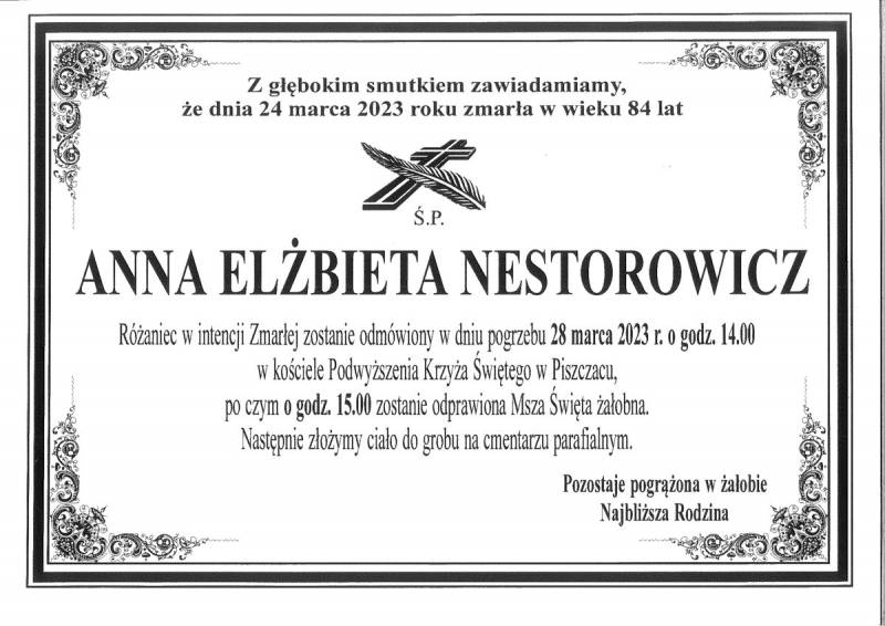 Anna Elżbieta Nestorowicz