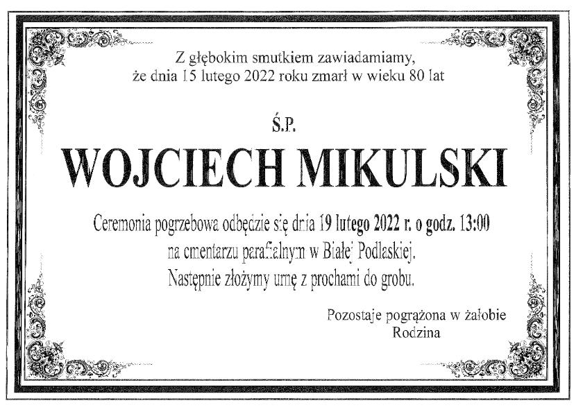 Wojciech Mikulski