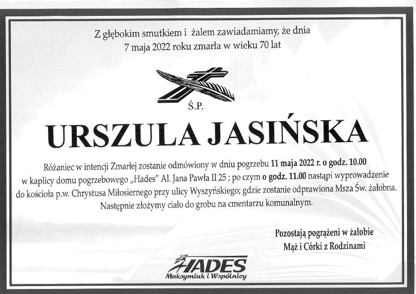 Urszula Jasińska