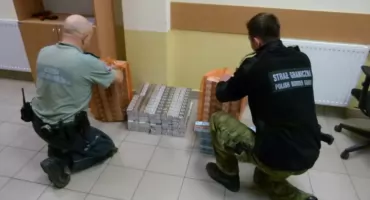Udaremniono przemyt ponad 2,3 tys. paczek nielegalnych papierosów w Terespolu