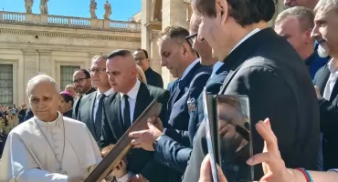 Przedstawiciele środowiska drogowego z województwa lubelskiego wzięli udział w pielgrzymce do Rzymu i spotkali się z Papieżem Leonem XIV