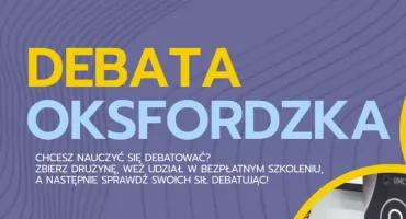 Słowa, które mają moc. Ruszają bezpłatne warsztaty i turniej debat oksfordzkich dla młodzieży!