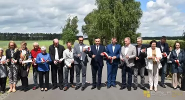 Droga Werchliś - Kajetanka po przebudowie! Inwestycję oficjalnie podsumowano
